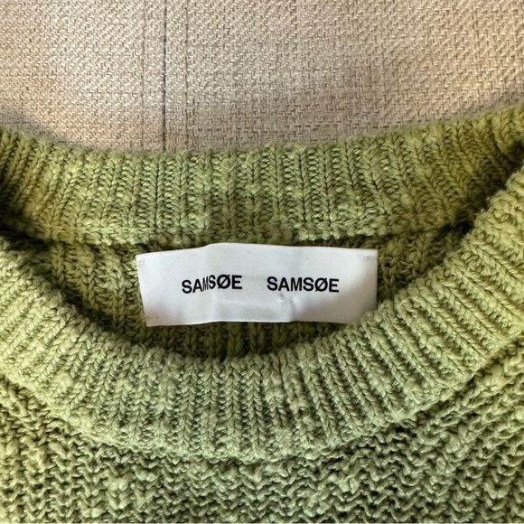 SAMSOE SAMSOE  zoey crewneck sweater - tarragon - Picture 4 of 7